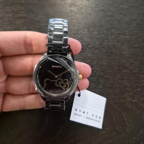 MVMT Women's Coranada Hello Kitty Black Ceramic Watch 36mm - Picture 5 of 6